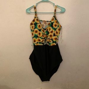 One piece bathing suit